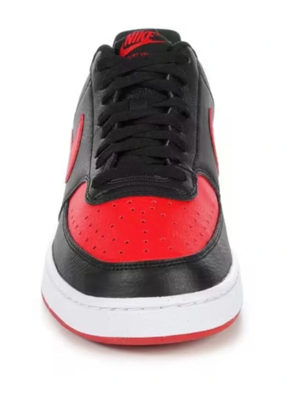 Nike Court Vision Low Shoe Black Red